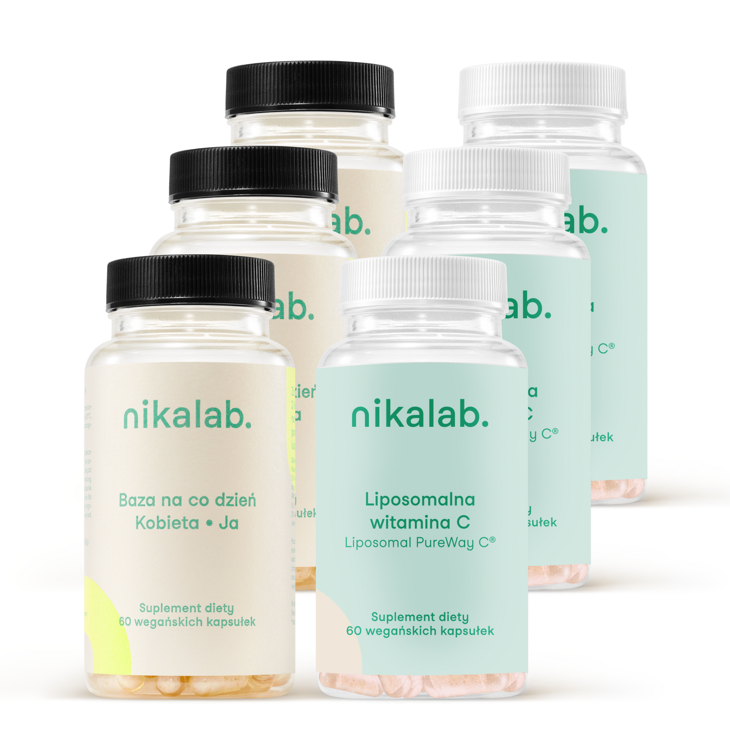 Trzy zestawy „odporność” dla kobiet 18–49 lat – suplementy diety nikalab.