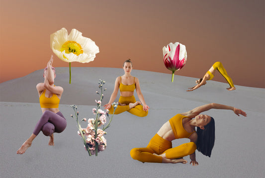 Kobiety ćwiczące różne rodzaje jogi