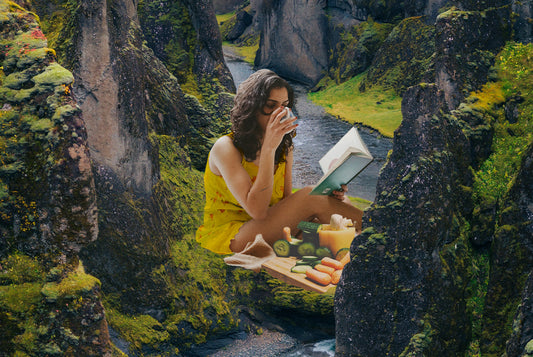 Kobieta zdrowo się odżywia, by przygotować się do ciąży