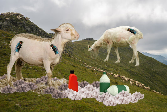 Owce porażone muszycą zostały ostrzyżone, by uzyskać lanolinę i witaminę D3