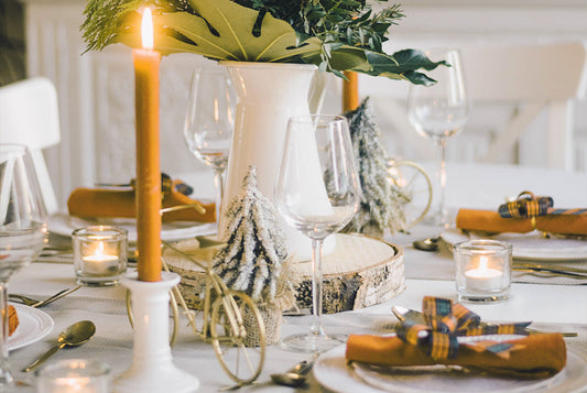 Świąteczny stół w stylu ekologicznym