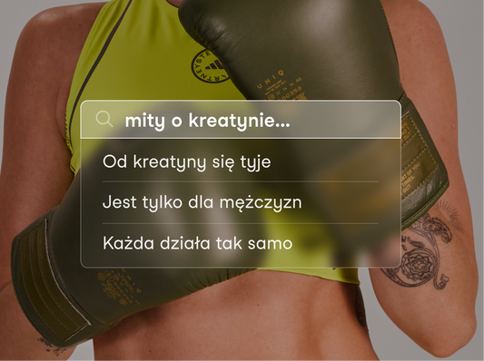 Kreatyna – 5 najczęstszych mitów i co mówi nauka
