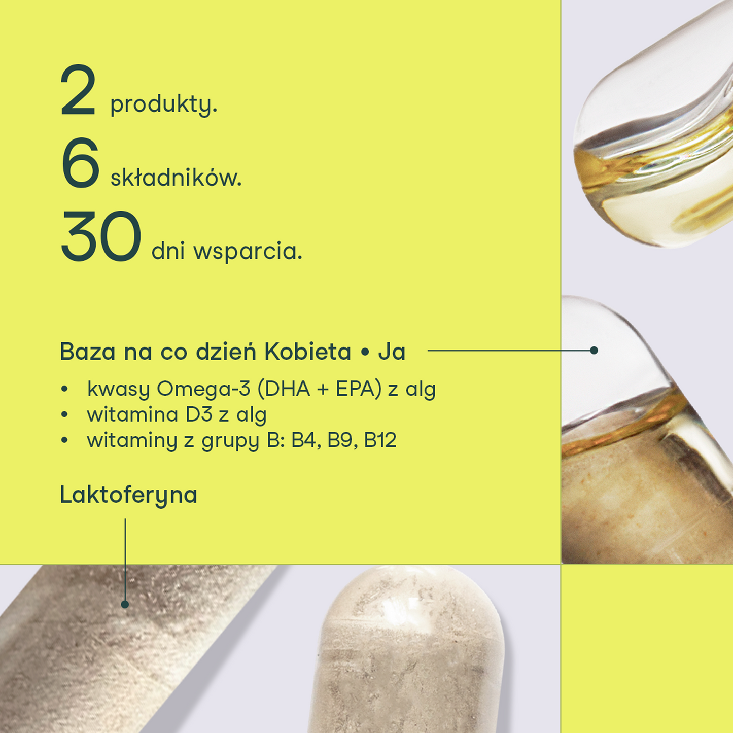 Zestaw "niskie żelazo" dla kobiety 18-49 lat