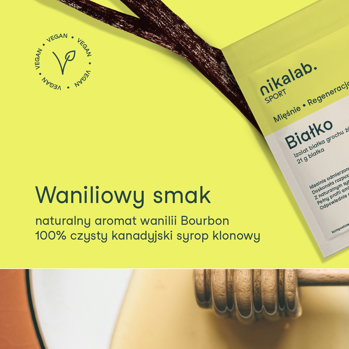 Białko waniliowe – wegańskie