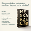 Okładka książki „Męska Rzecz” – poradnik o zdrowiu psychicznym i fizycznym mężczyzn.