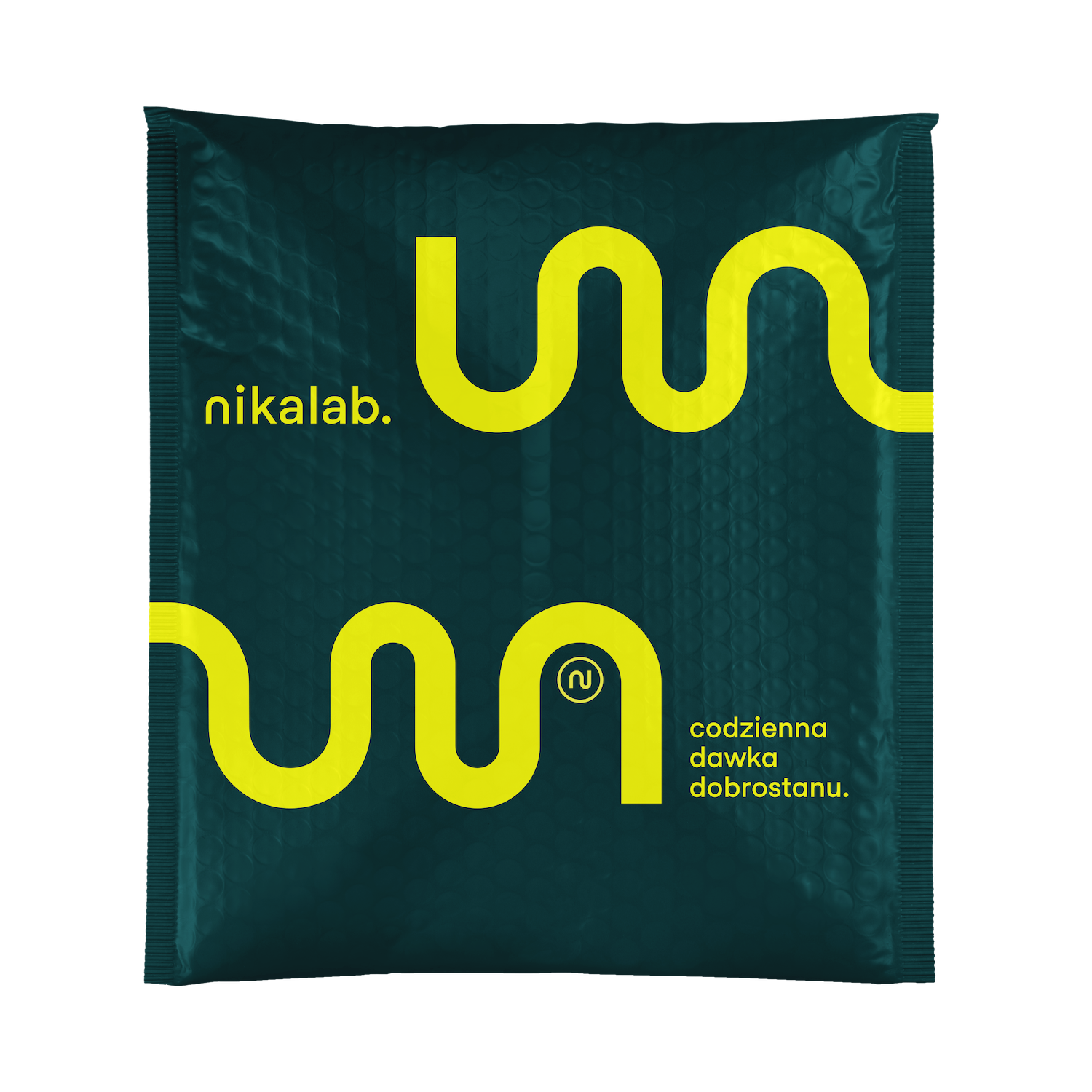 Kompostowalna koperta nikalab – ekologiczne opakowania suplementów diety.